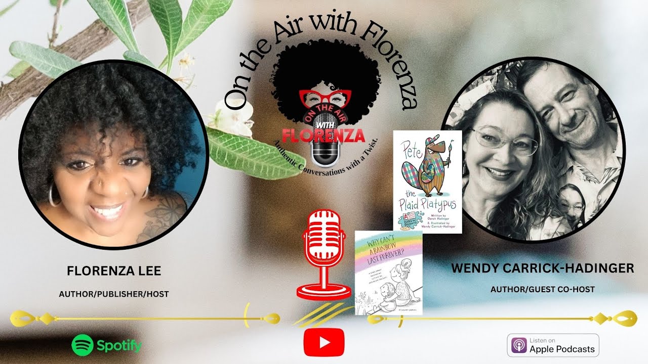 Венди Кэррик Хадингер ведет программу On the Air вместе с Флоренцией.