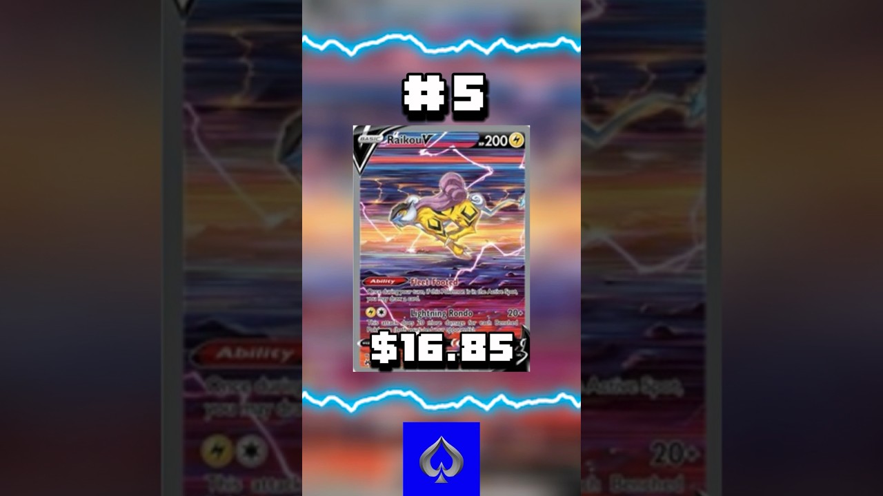 Top 5 Raikou Pokémon Cards 