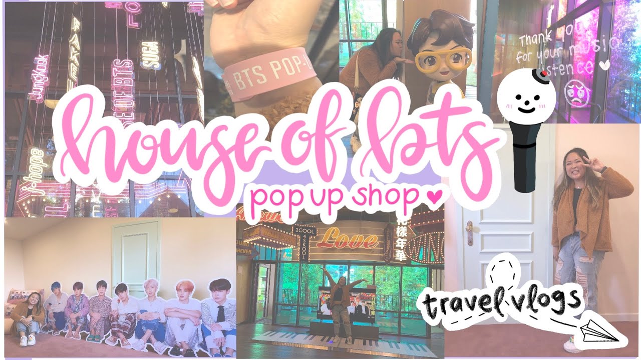 HOUSE OF BTS (방탄소년단 팝업스토어) pop-up store in seoul!!! (｡♥‿♥｡) // study abroad in  korea #12