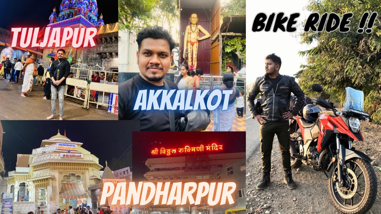 MUMBAI TO TULJAPUR,AKKALKOT AND PANDHARPUR BIKE RIDE | CAN WE COMPLETE IT IN 24 HOURS ? |