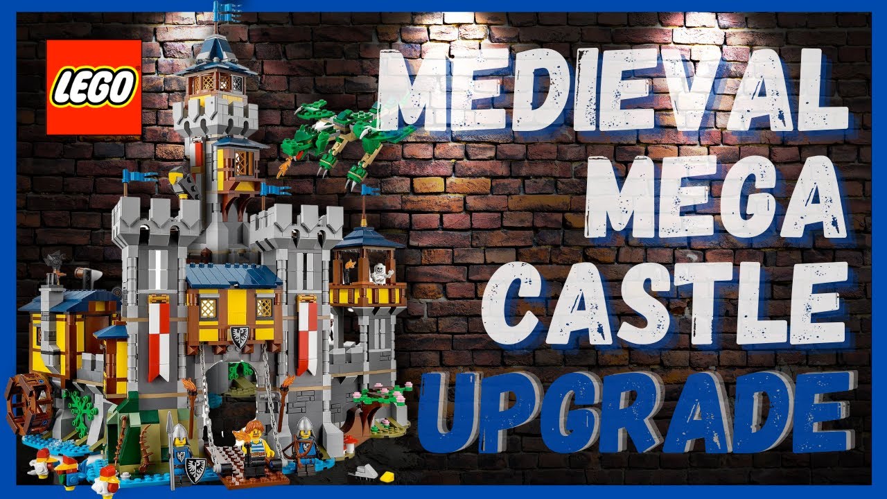 31120 Rebuilt - Medieval Mega Castle - Upgrading the Medieval Castle