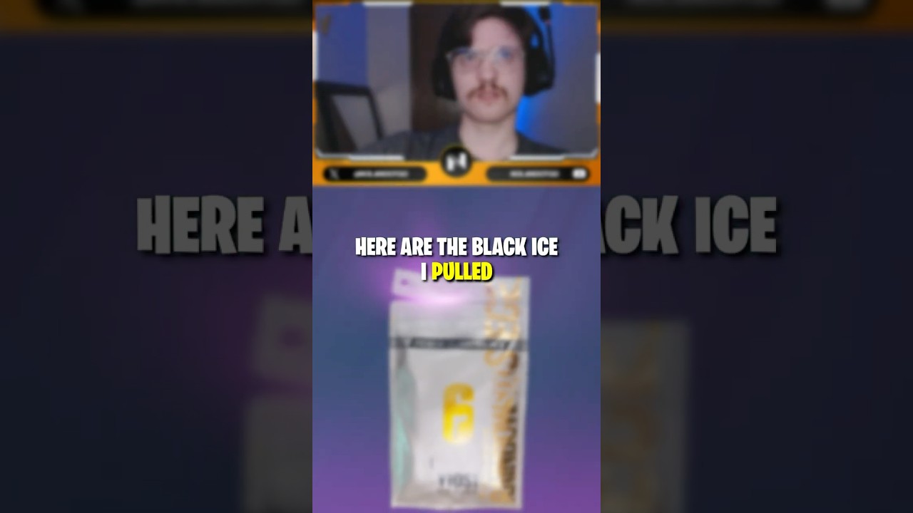 100 PACKS BLACK ICE PULLS #rainbowsixsiege #gaming #fps