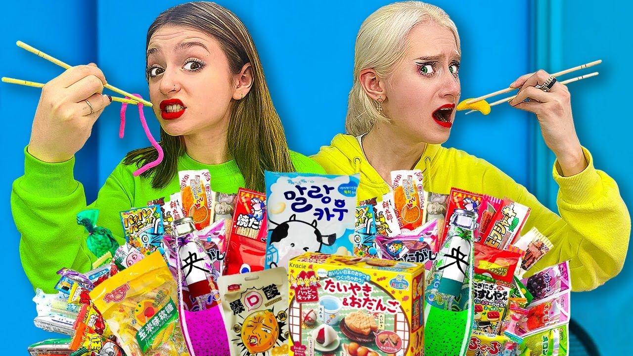 Странные Китайские Сладости!! Как Они ЭТО Едят???