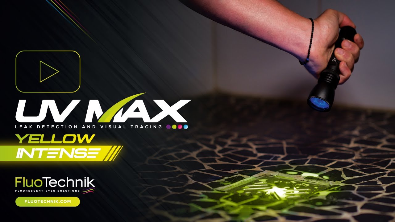 Traceur fluorescent incolore UV MAX YELLOW INTENSE – Détection de fuite & test d’étanchéité