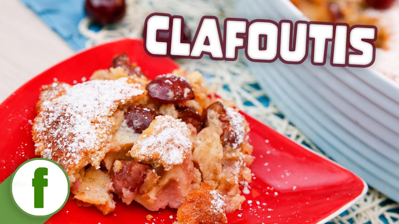 Clafoutis mit frischen Kirschen | Franz&ouml;sisches Kirsch Dessert