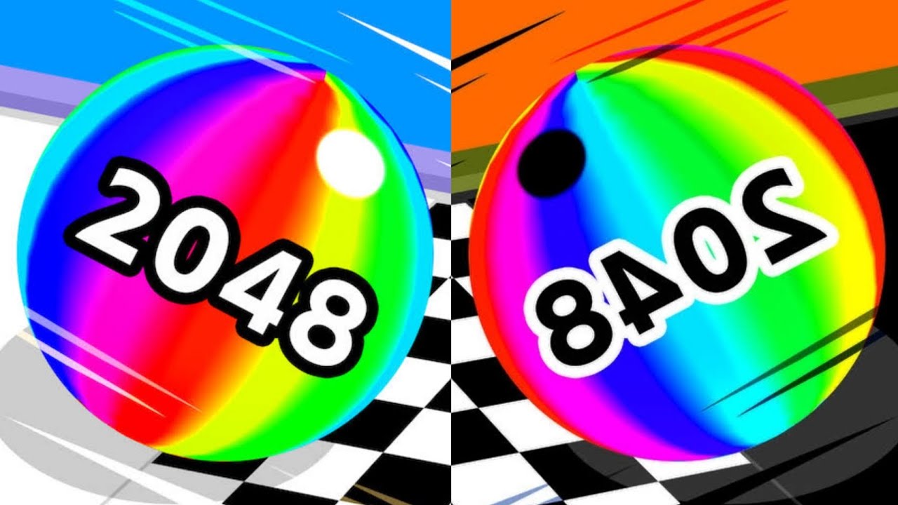 Ball Run 2048 vs Reverse Speed Run   Walkthrough,iOS Android Colour Ball Run New Update (part : 337)