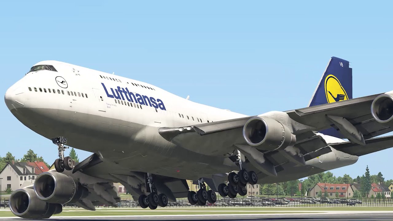 Худший Боинг 747-400 Аварийная посадка | XPlane 11