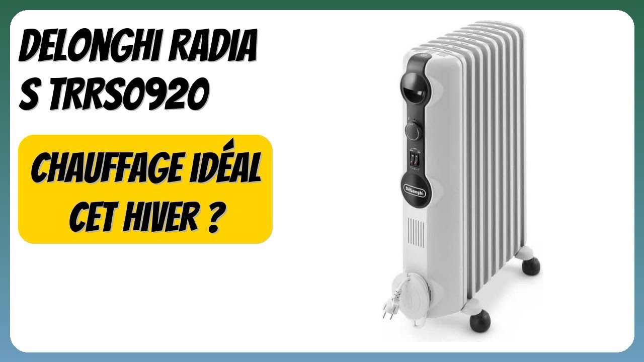 AVIS (2026) : DeLonghi Radia S TRRS0920. DÉTAILS