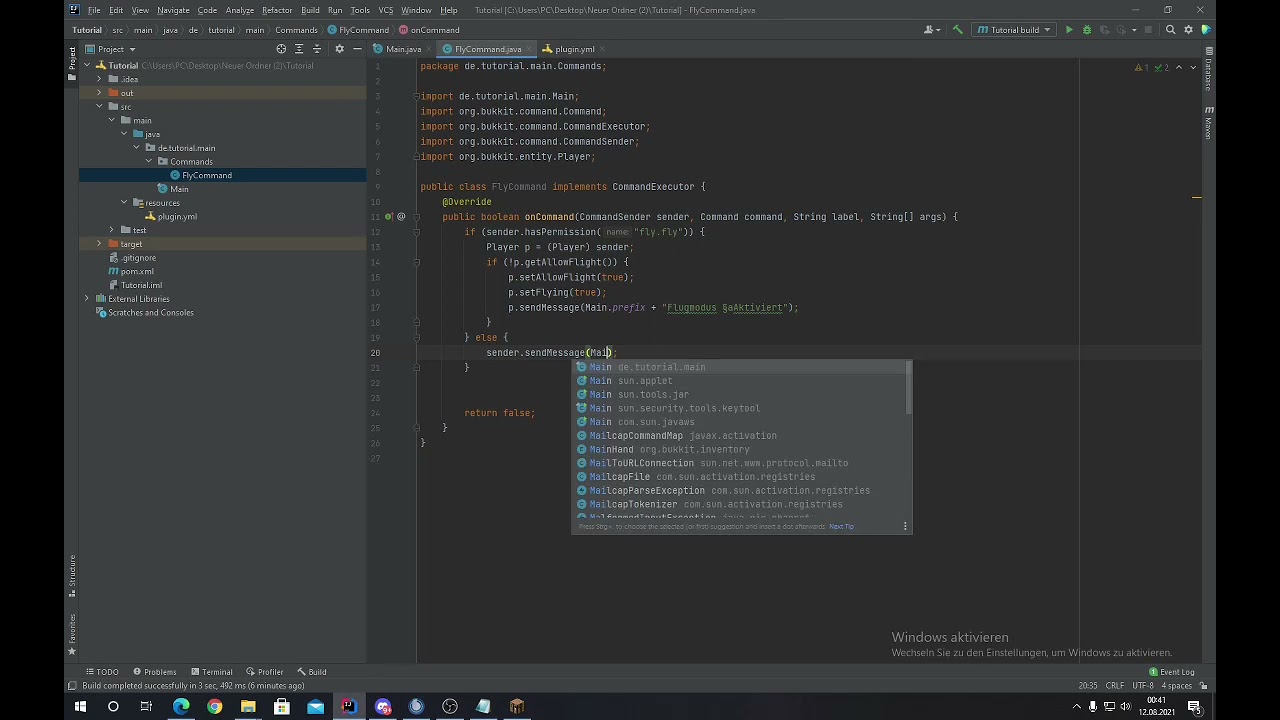 Fly Command Programmieren + download beim n&auml;chsten Video