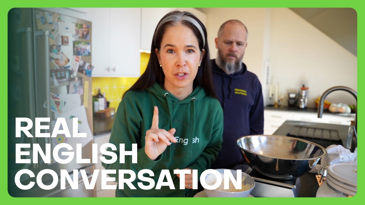 Conversation Lesson: Speaking English in REAL LIFE | Let’s Bake Bread Together!