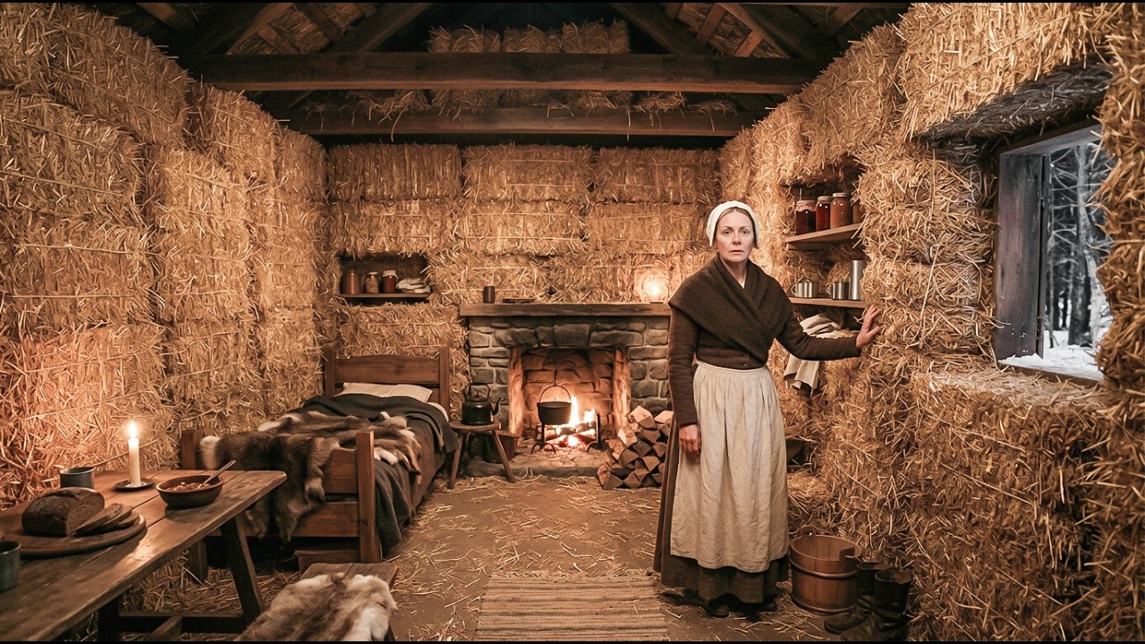 Neighbors Laughed at the Widow’s Hay-Bale Walls — Until the -38°F Blizzard Proved Her Right