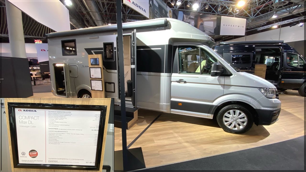 Wirklich TOLL !!! Adria Compact MAX DL auf VW Crafter