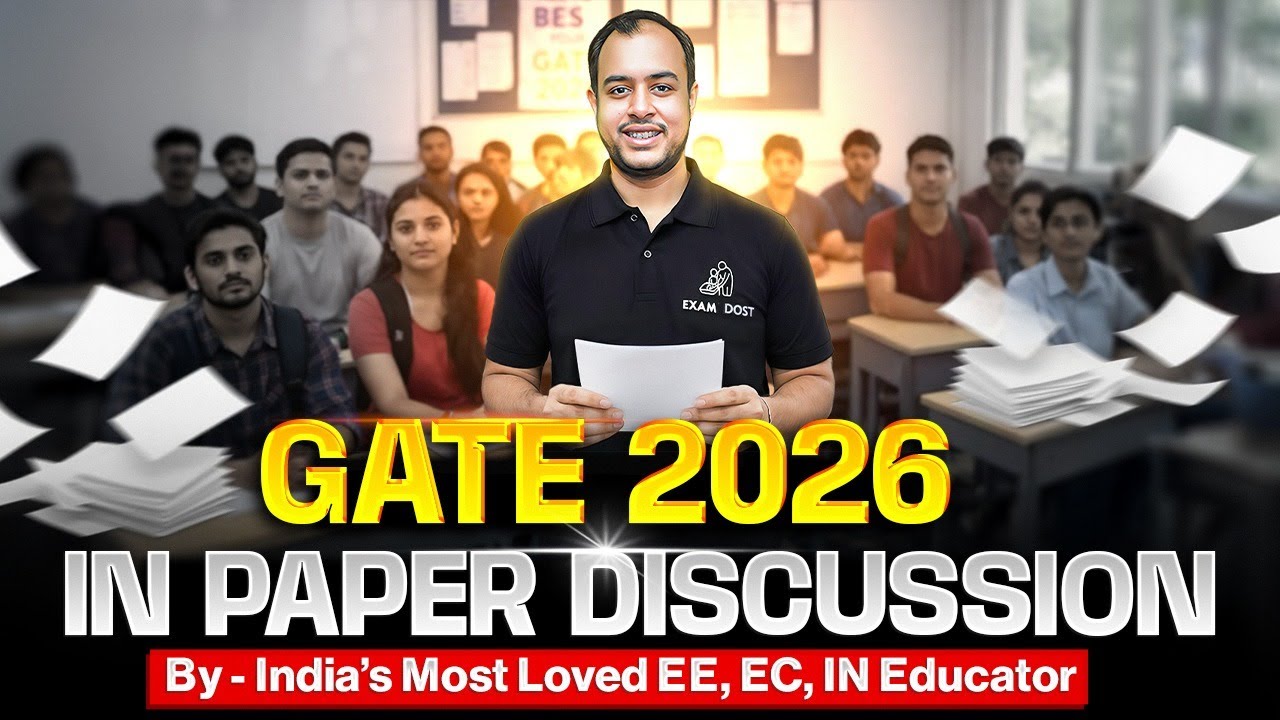 GATE 2026 IN Paper Discussion by India’s Most Loved EE, EC, IN Educator | Ankit Goyal | One Man Army