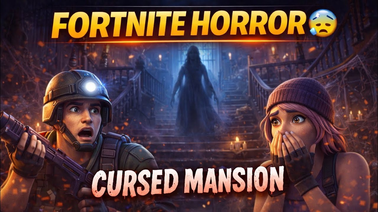 Fortnite Horror Mode 😱 | Cursed Mansion Gameplay | Jump Scares!