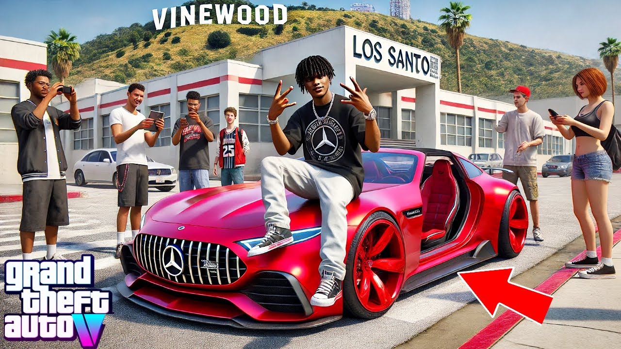 😱🤑Franklin's Teen Son New Millionaire Concept Car-GTA 5 Real Life Teen Mod Remastered Season 1