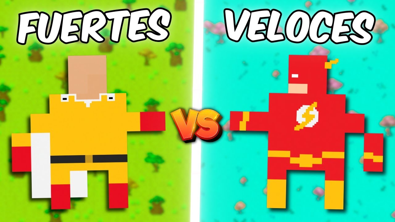 Enfrento a Super FUERTES vs Super VELOCES
