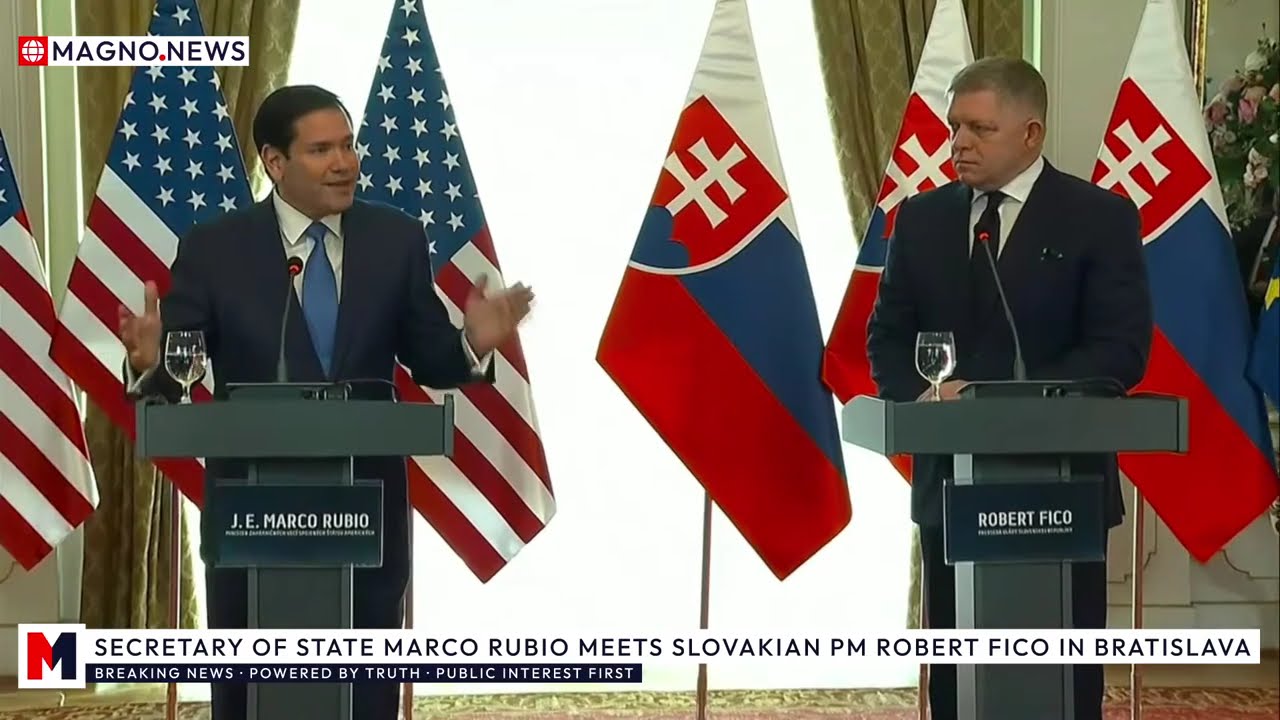 🇺🇸 Marco Rubio Tackles Ridiculous Questions from Reporters in Bratislava, Slovakia