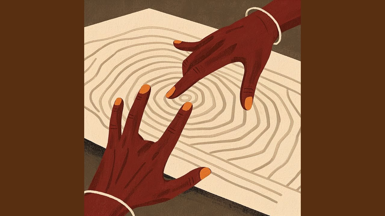 Fingers trace the ancient