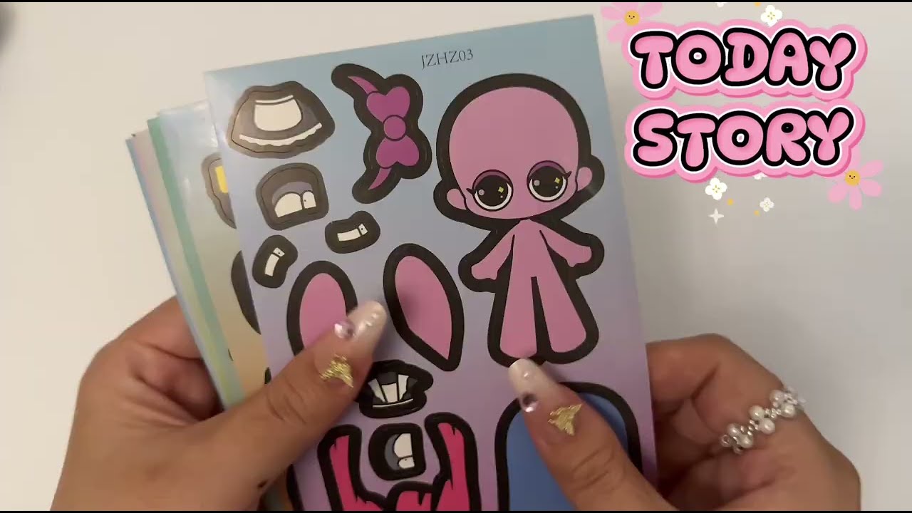 ASMR Sprunki Paper Dolls Crafting Satisfying Cuts