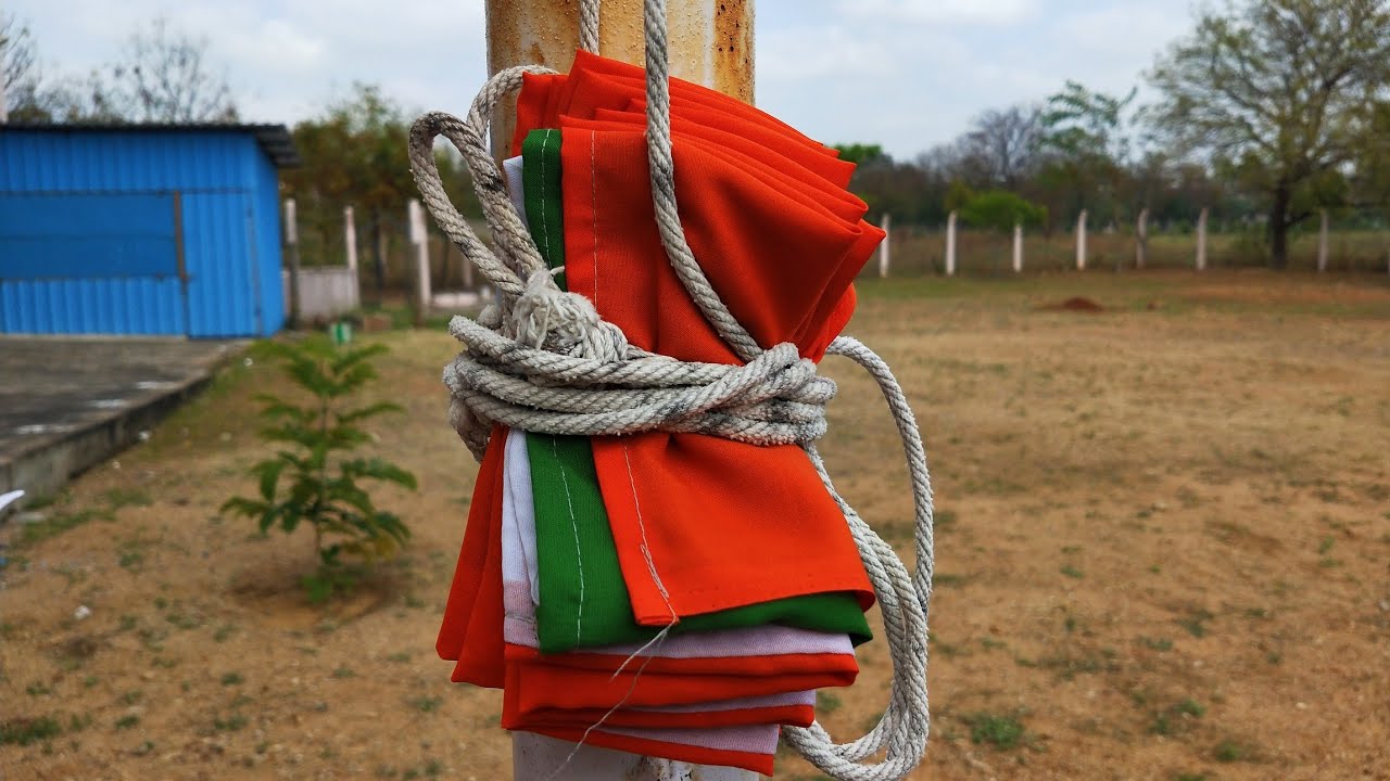 How To Fold & Prepare Indian National Flag For Flag Hoisting like,share,subscribe #இந்தியதேசியகொடி🇮🇳
