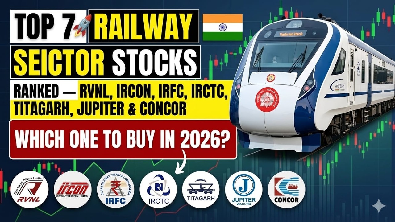 TOP 7 Railway Stocks DECODED &mdash; RVNL, IRCON, IRFC, IRCTC, Titagarh, Jupiter Wagons & CONCOR