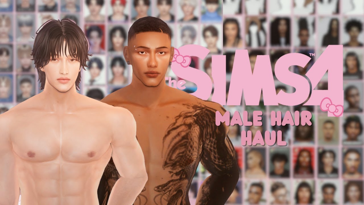 MAXIS MATCH & ALPHA MALE HAIR CREATORS YOU NEED | THE SIMS 4⭐️CC Haul