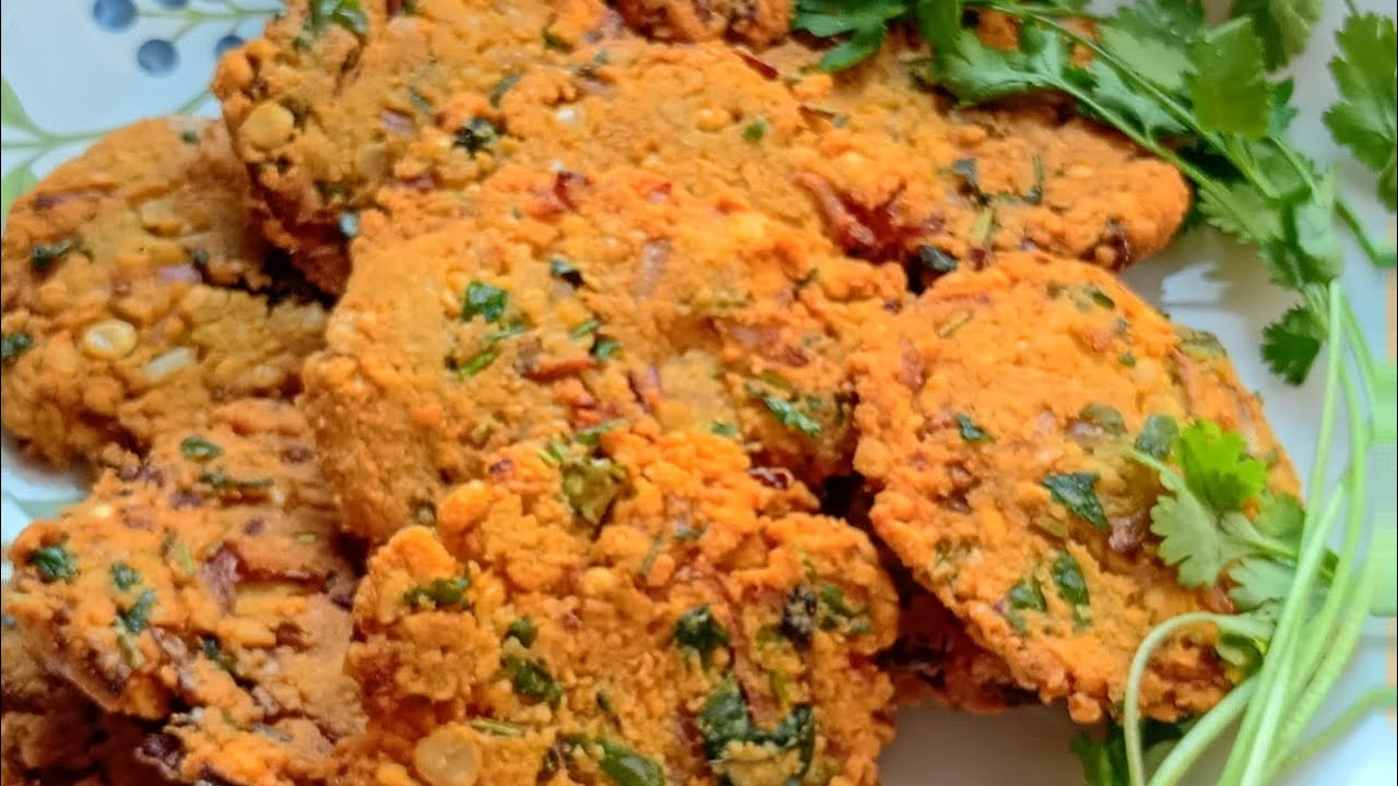 Crispy Dal Vada recipe/evening snack recipe dal vada 