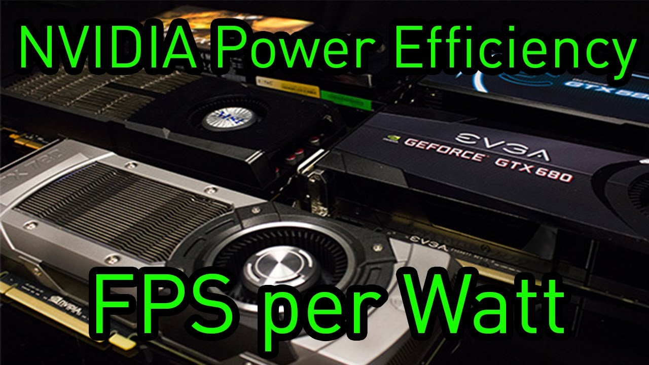 NVIDIA Power Efficiency: Tesla to Maxwell, Performance per Watt (GTX 280 - GTX 780 Ti)