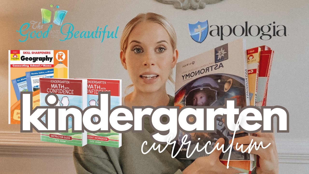 our 2023 kindergarten homeschool curriculum choices + flip throughs!! (Christian-based homeschool)