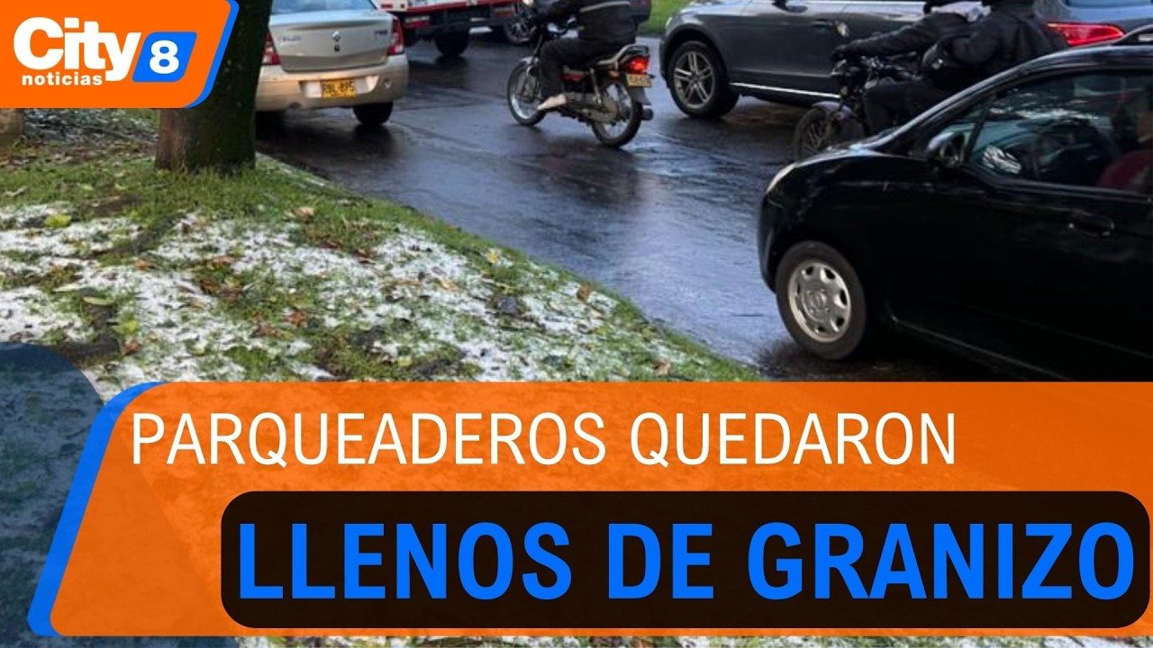 Norte de Bogotá colapsó por fuerte granizada: 41 emergencias en una hora| CityTv