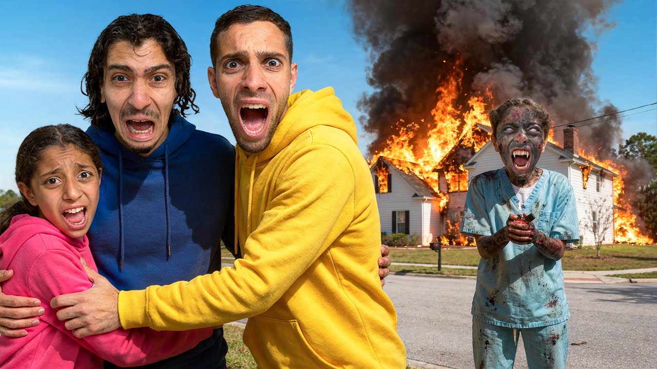 LE JUMEAU MALÉFIQUE DE MYRIAM A MIS LE FEU DANS NOTRE MAISON  ! ( Court métrage horreur)