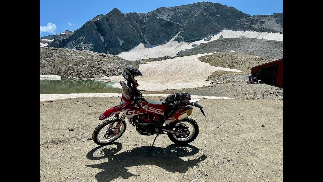 Col du Sommeiller mit der Gasgas ES 700 auf 2995m