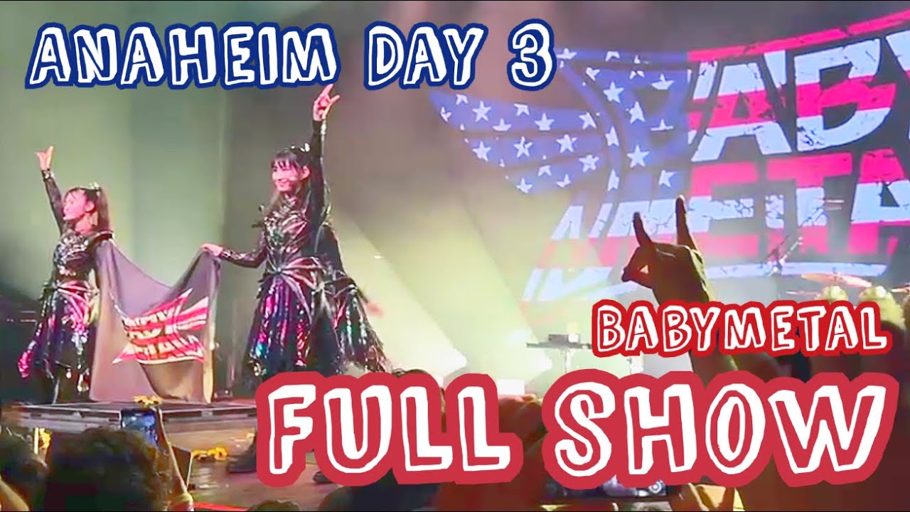 Babymetal – Full show at House of Blues, Anaheim, CA, USA [Day3] (5.12.2024)