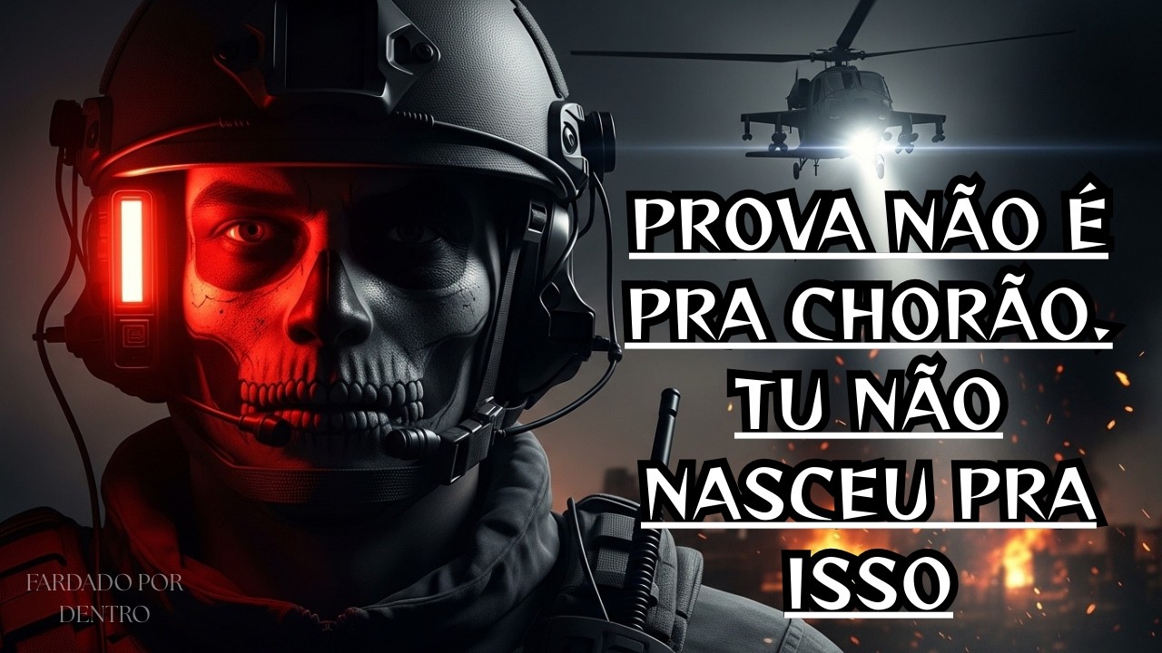 🎵 PARE DE CHORAR E VÁ ESTUDAR! | MOTIVAÇÃO POLICIAL RAIZ