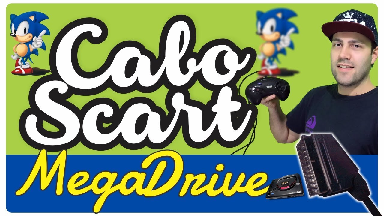 O Cabo Scart melhora a imagem do Mega Drive