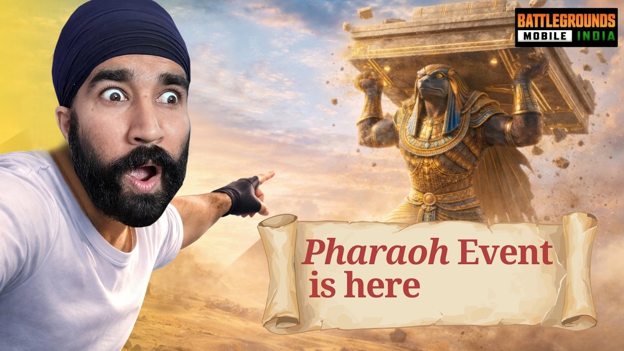 BGMI LIVE : FINALLY ! OG PHARAOH MODE 🤩| PUBG x NEW UPDATE