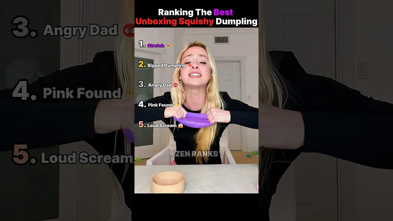 Ranking The Funniest Squishy Dumpling Unboxing 🥟