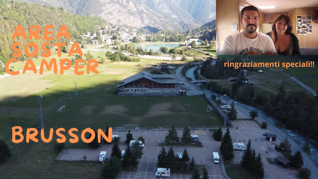 Brusson in camper. La Valle D'Aosta non delude mai!