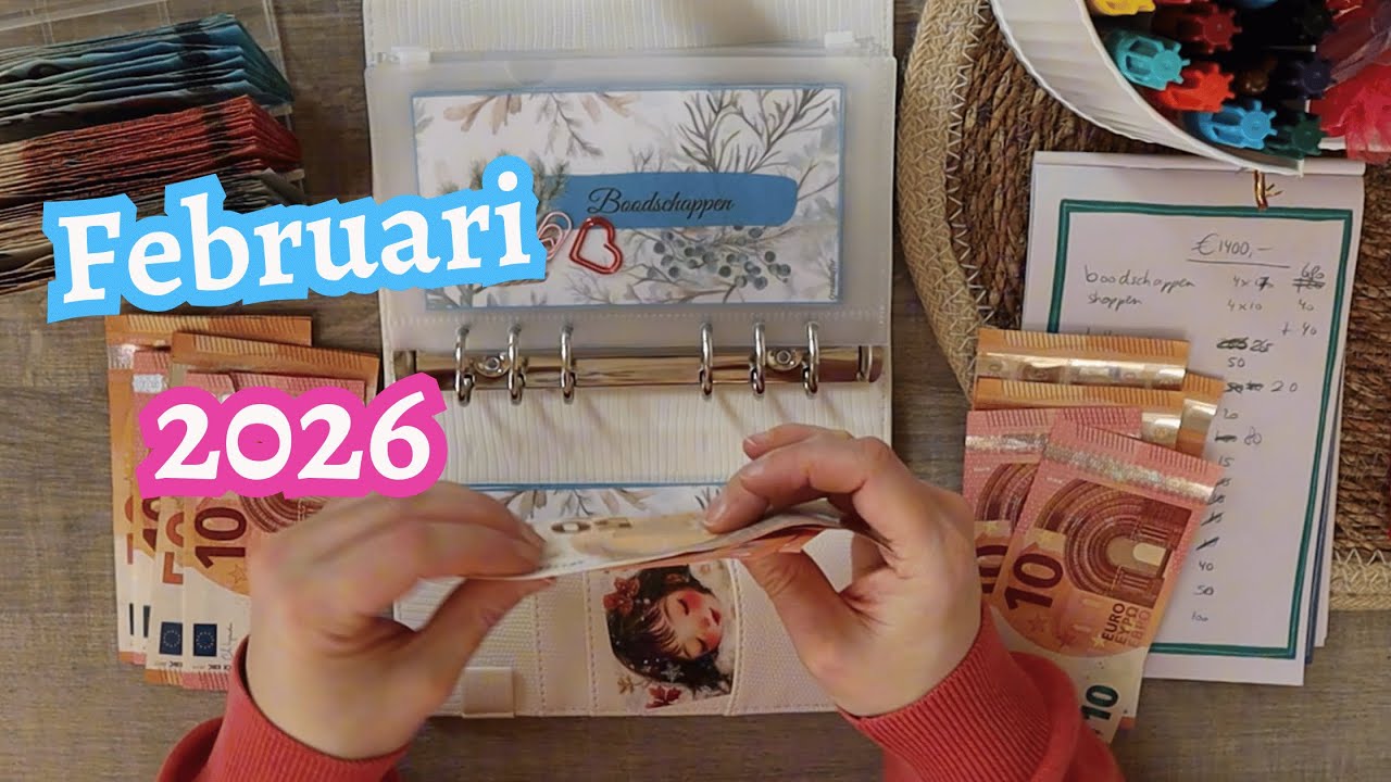 €1400 verdelen - budget with me - een doosje blije dingen 🥰