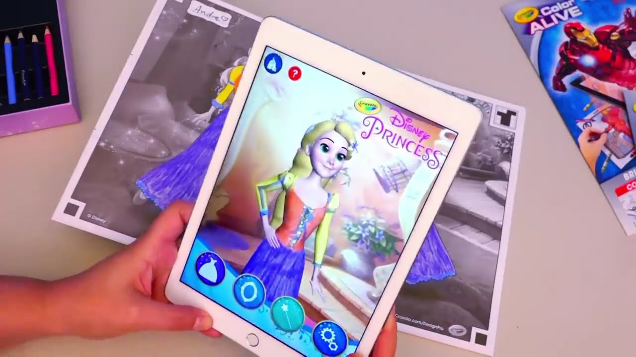 Dibujos para colorear de Frozen, Barbie cobran vida, Princesas Patrulla canina | Juguetes con Andre