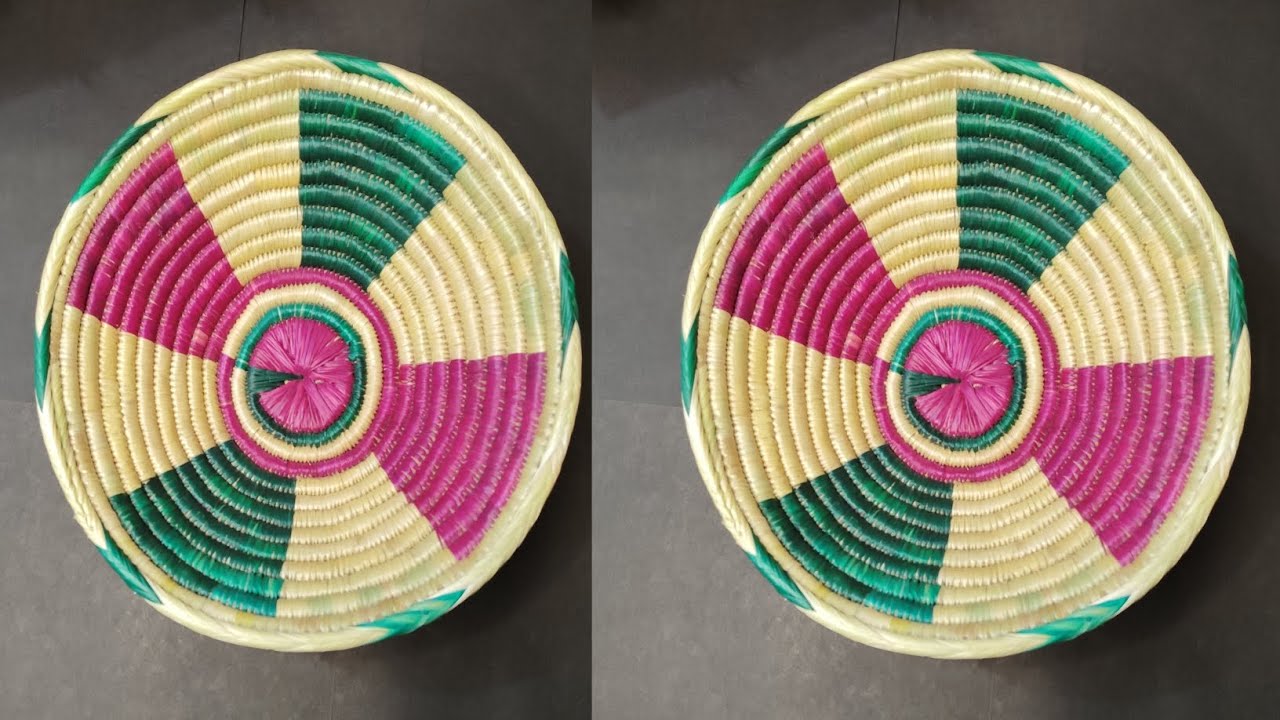 Original munj craft basket design#खाटी देहाती दौरी  डिजाइ #Deliya bnana sekhen