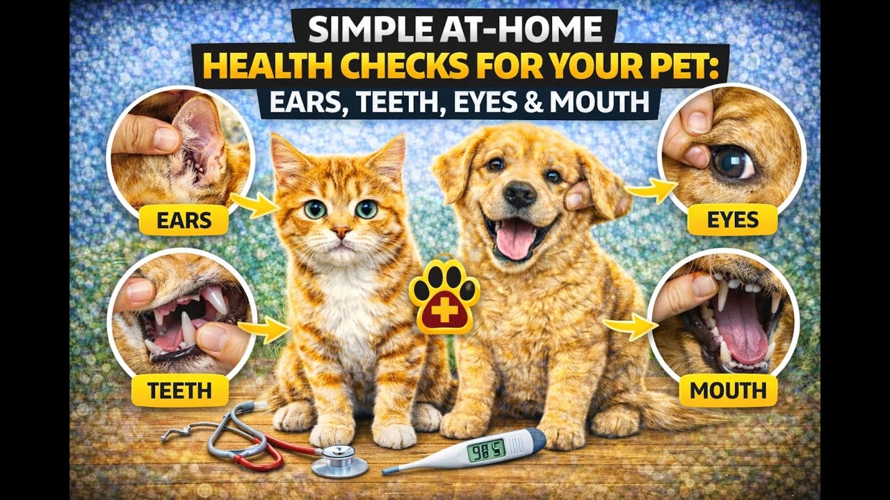 Simple At-Home Health Checks for Your Pet: Ears, Teeth, Eyes & Mouth