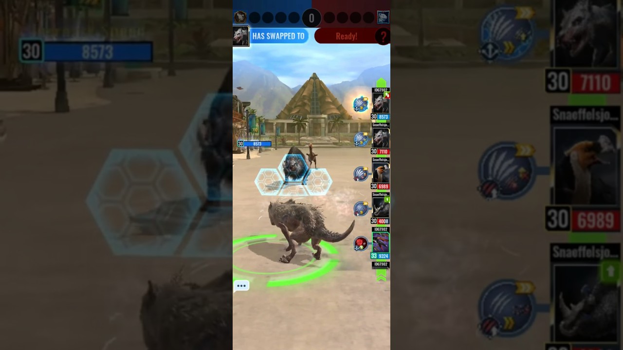 Indolycan & Monkeyondactylus Brawl! 💥Jurassic World Alive 4v4 PvP