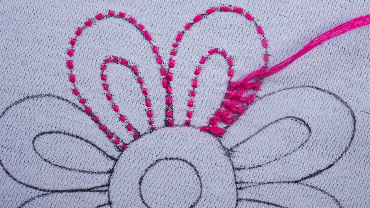 hand embroidery all new masterpiece easy sewing flower design by @Rose World