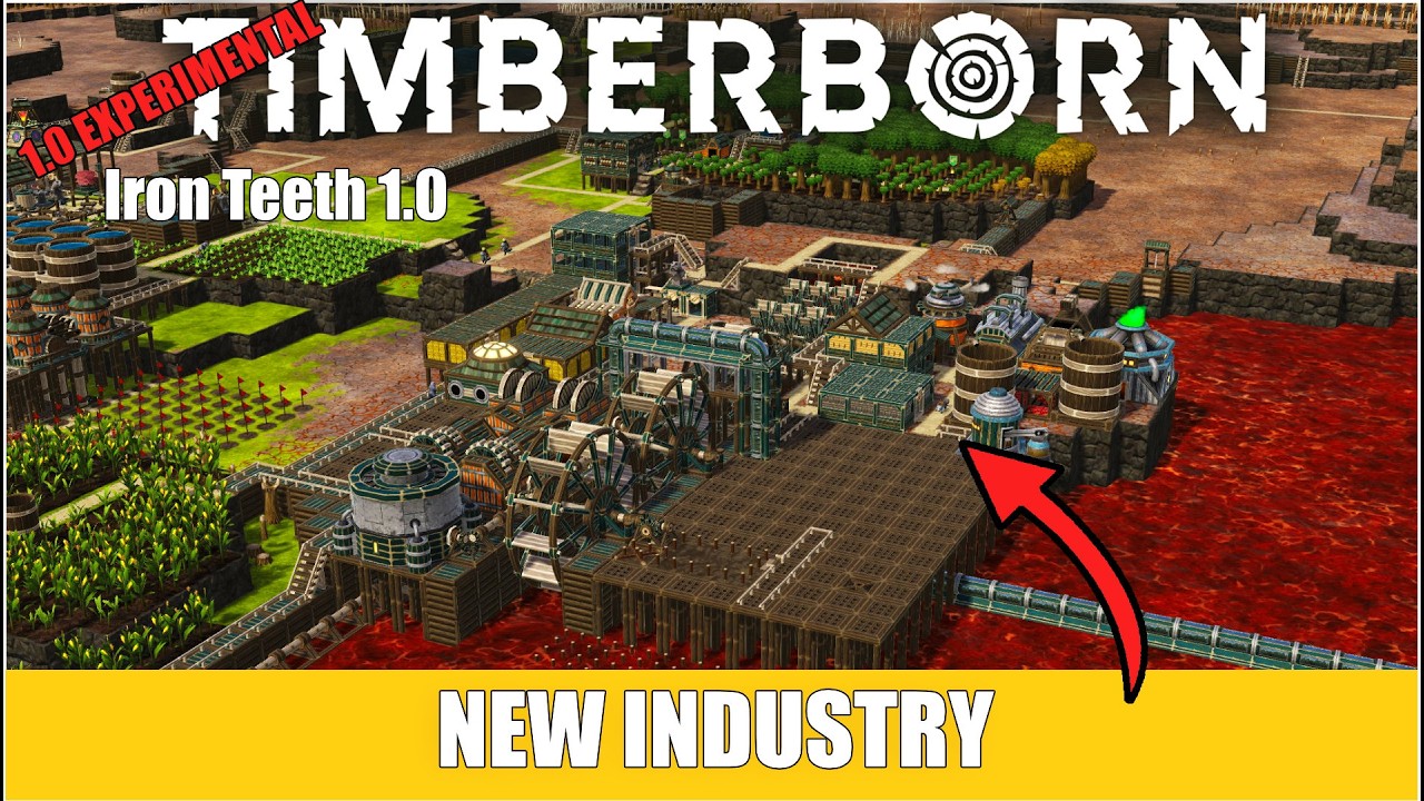 Timberborn 1.0 Experimental – Rebuilding Industry & Working On Badwater Discharge | EP10