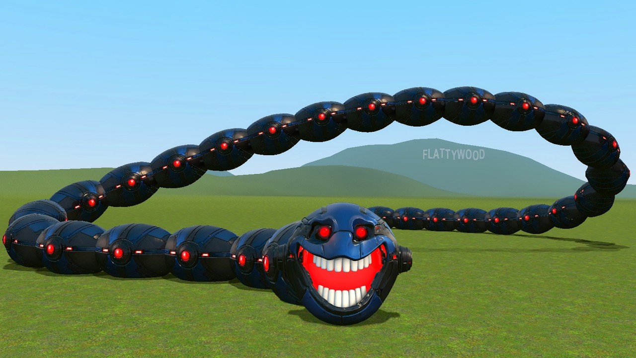 WHAT IF OMNI BECAME ROBLOX HUNGRY OMNISNAKE WORM In Garry's Mod