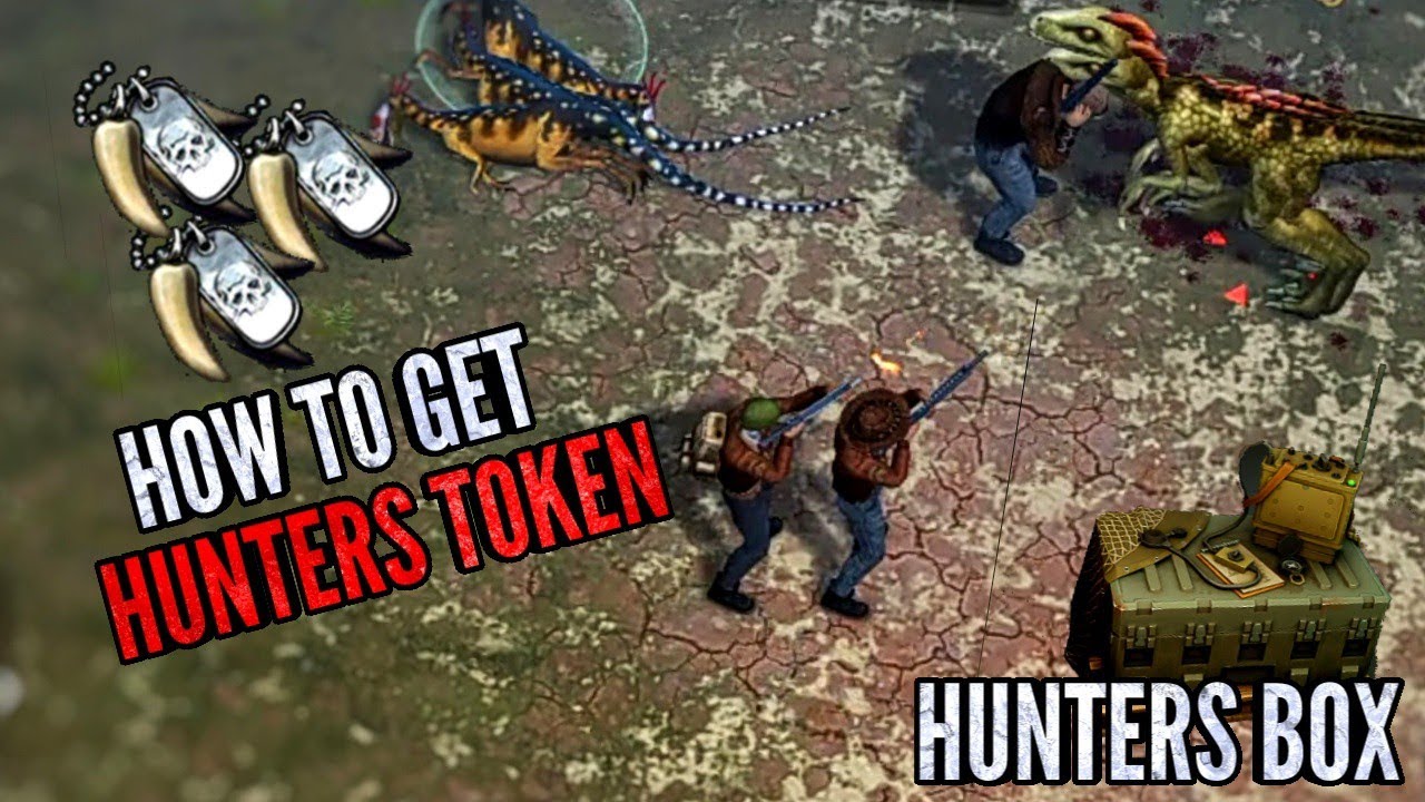 How To Get Hunters Token | How To Build Hunters Box | Jurassic Survival
