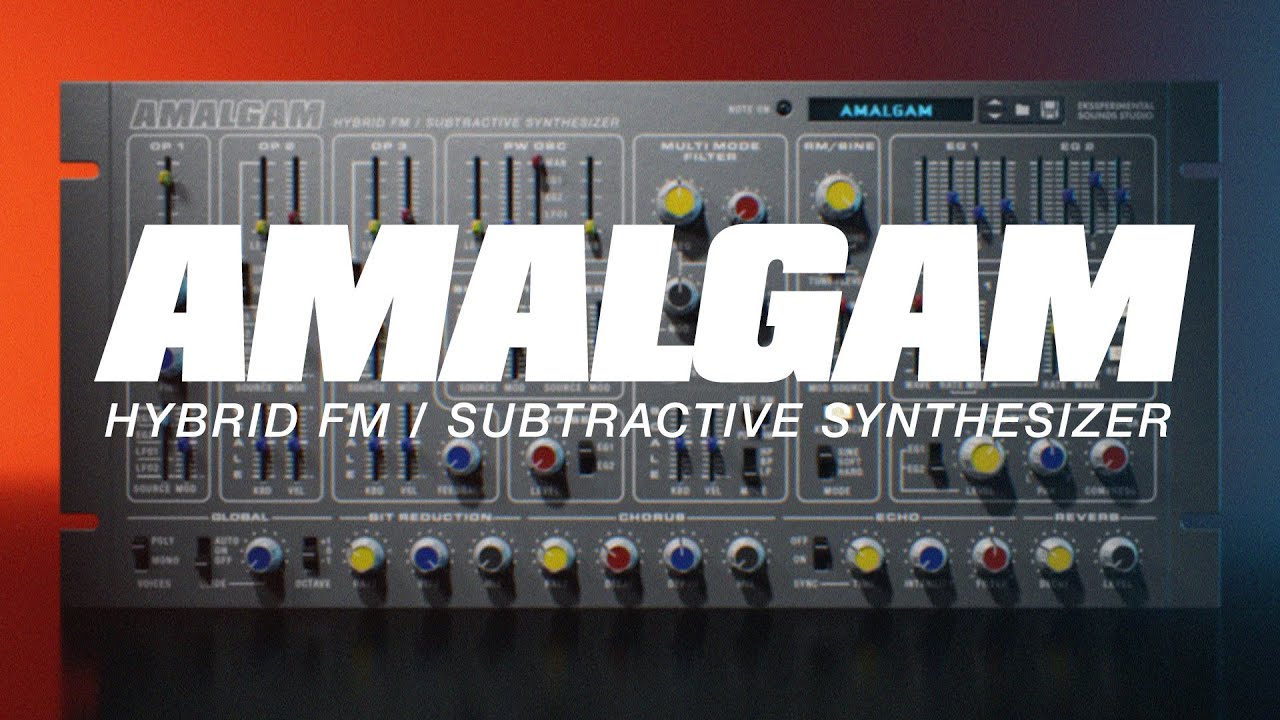 AMALGAM - Hybrid FM / Subtractive Synthesizer - New Rack Extension for Reason