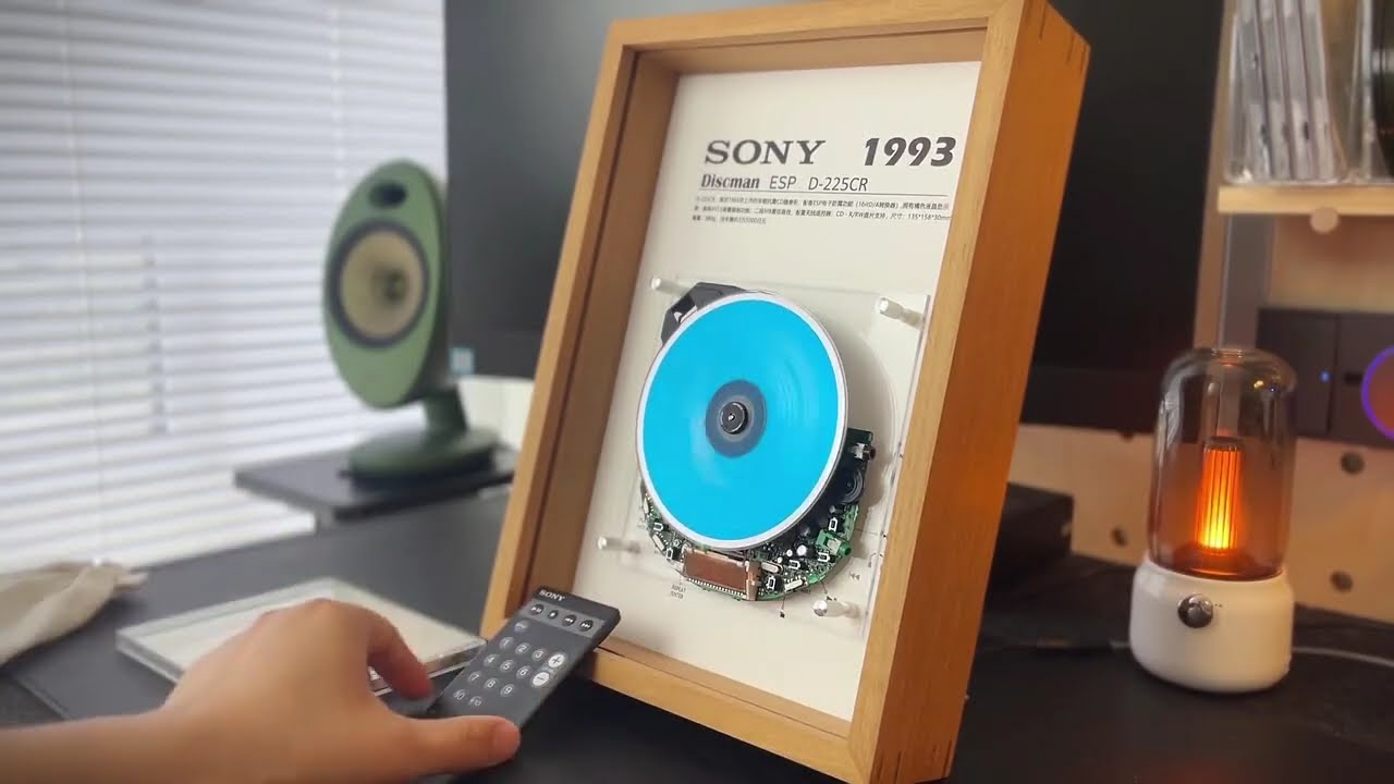 Tech Reimagined: The Sony Discman as Functional Art 🖼️##SonyDiscman #cdplayer #cdwalkman #cd