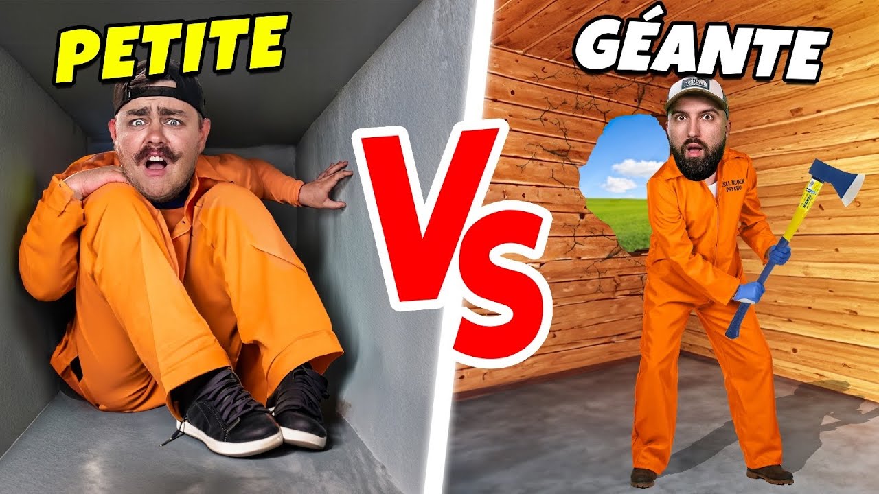 Petite VS GRANDE Prison incassable ! *ÉVASION CHALLENGE*